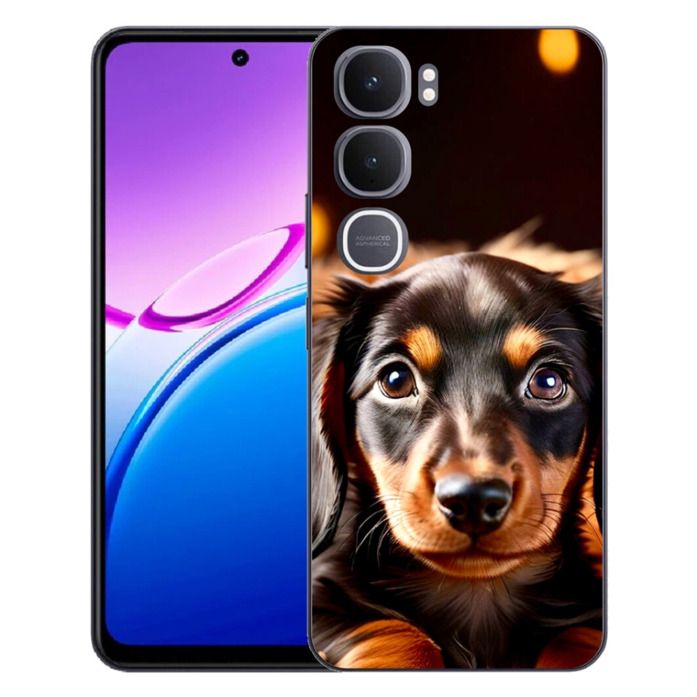 Gélový kryt mmCase na Vivo Y31 5G - jazvečík