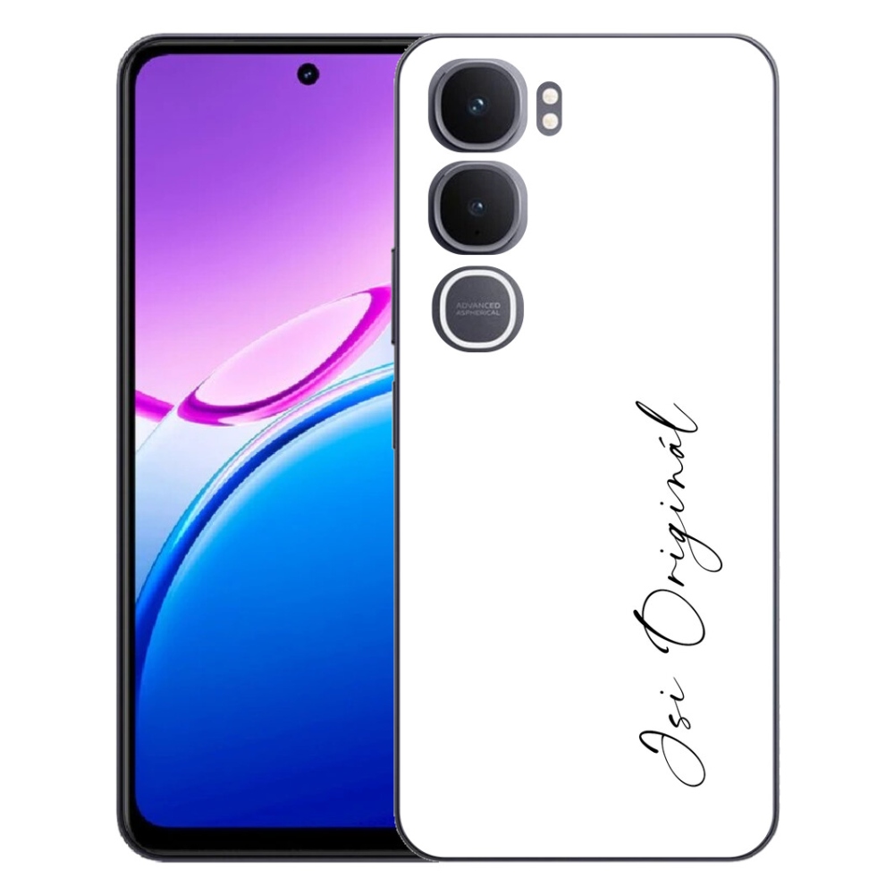Gélový kryt mmCase na Vivo Y31 5G - si originál biele pozadie