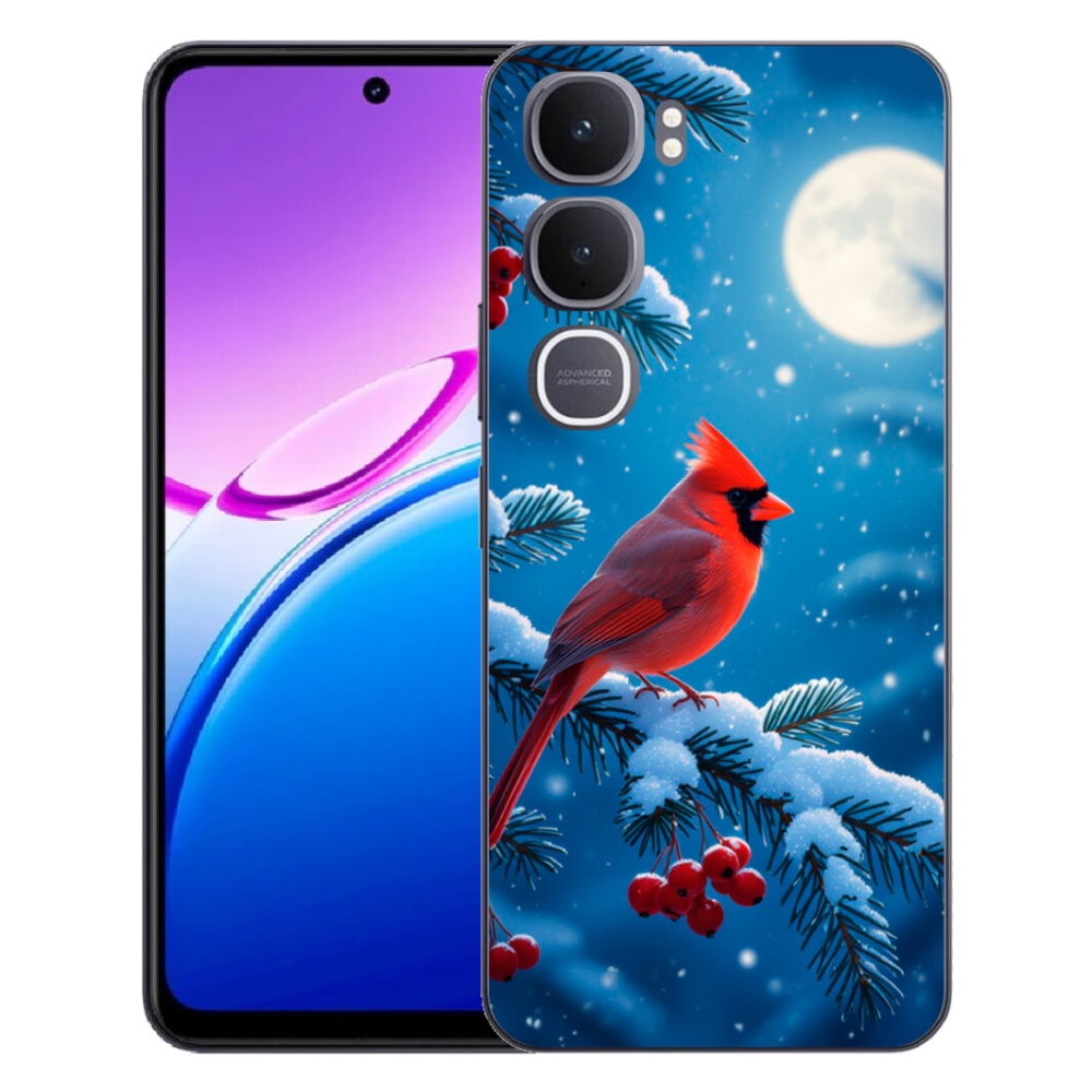 Gélový kryt mmCase na Vivo Y31 5G - kardinál červený