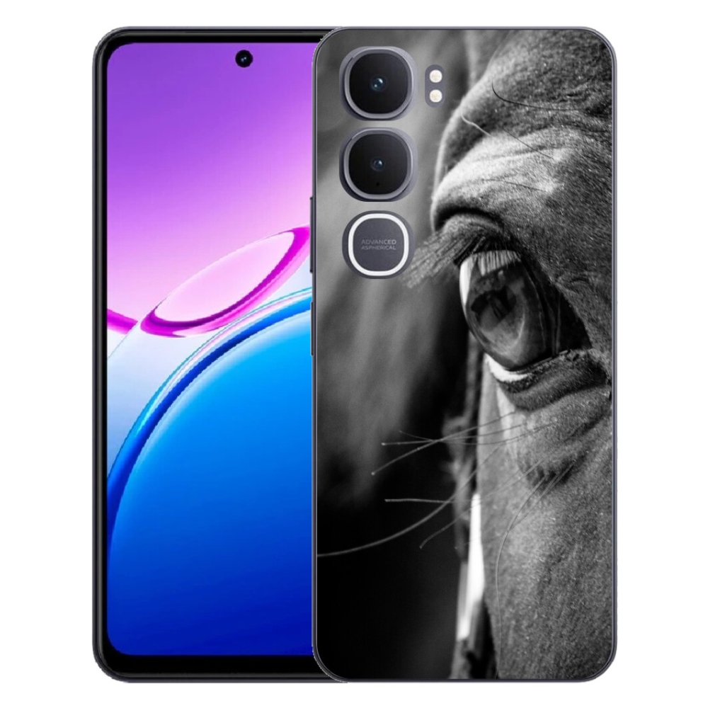 Gélový kryt mmCase na Vivo Y31 5G - konský pohľad