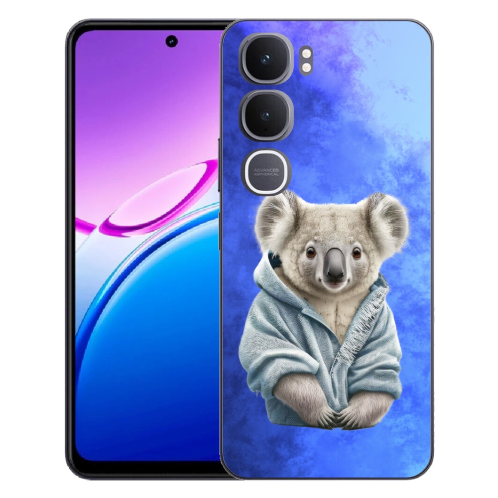 Gélový kryt mmCase na Vivo Y31 5G - koala vo svetri