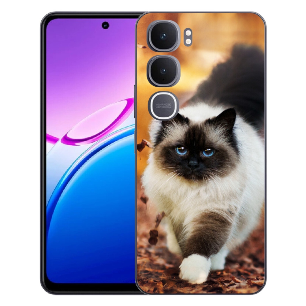 Gélový kryt mmCase na Vivo Y31 5G - mačka