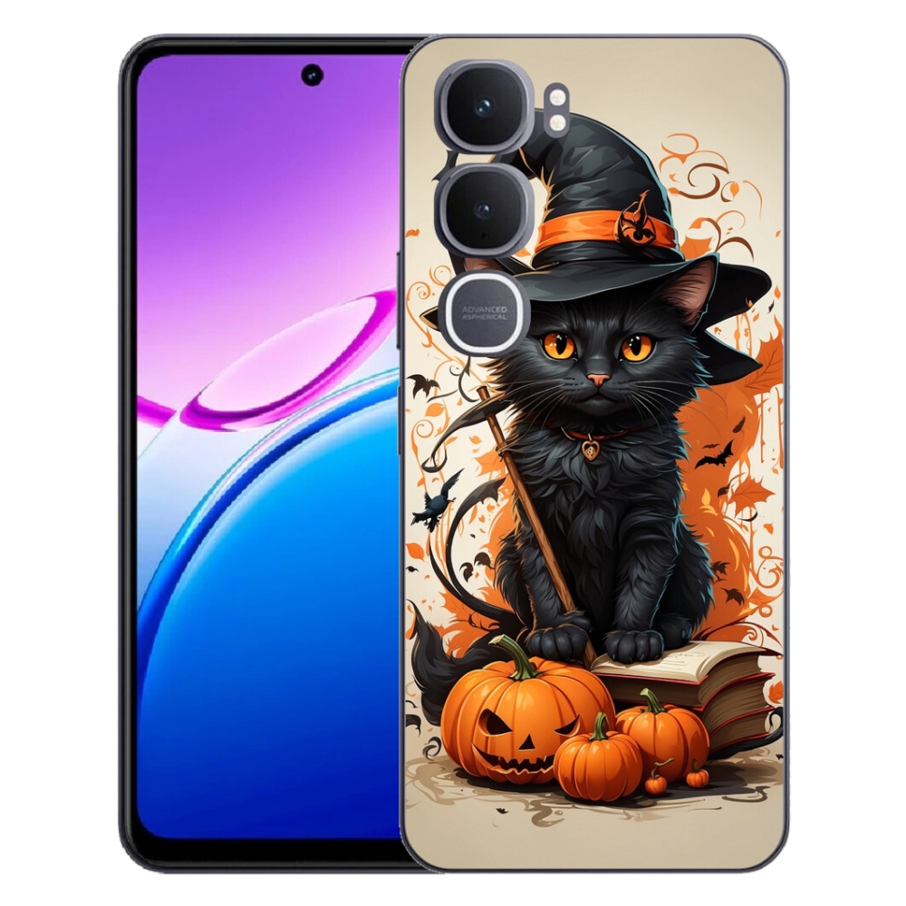 Gélový kryt mmCase na Vivo Y31 5G - kocúr čarodejník