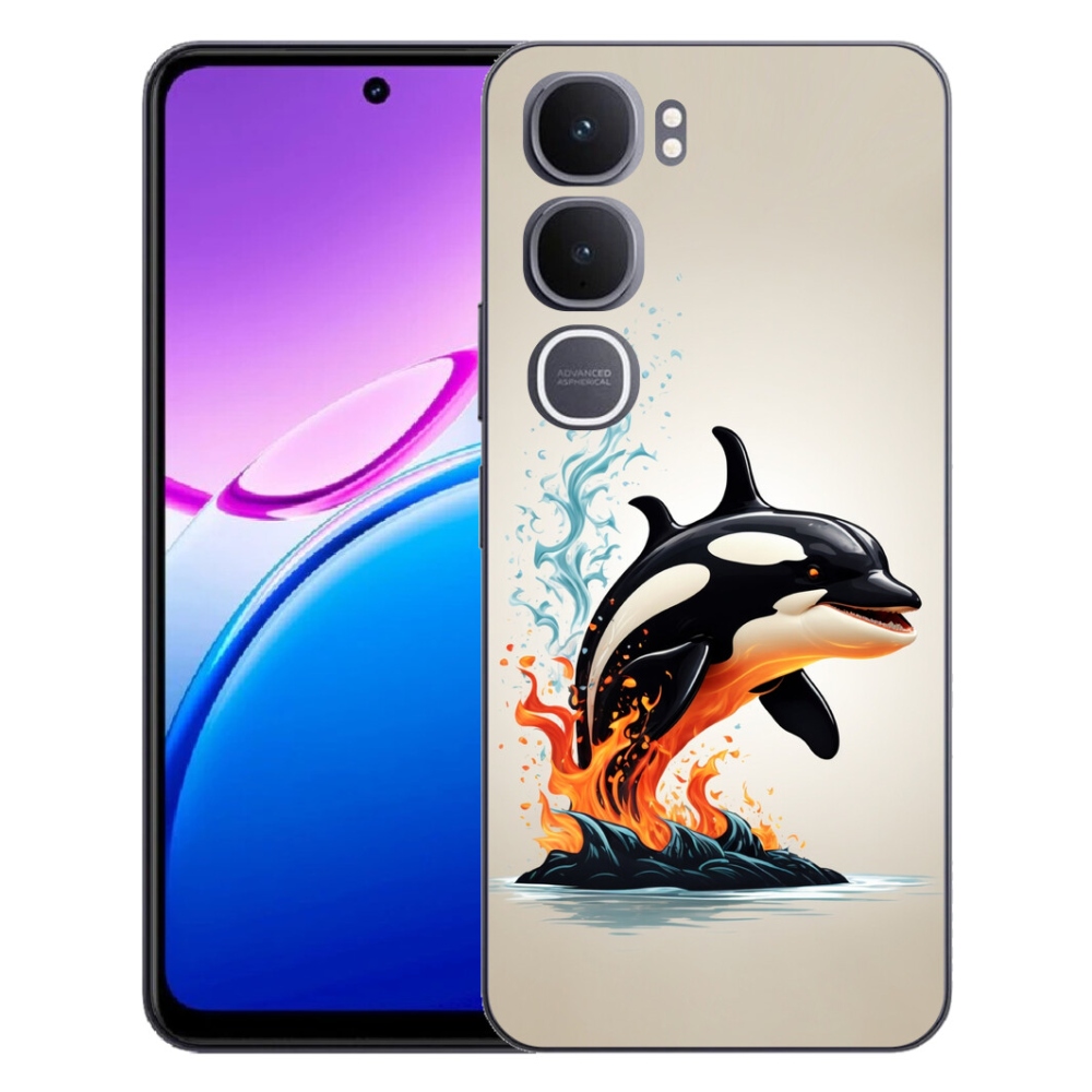 Gélový kryt mmCase na Vivo Y31 5G - kosatka