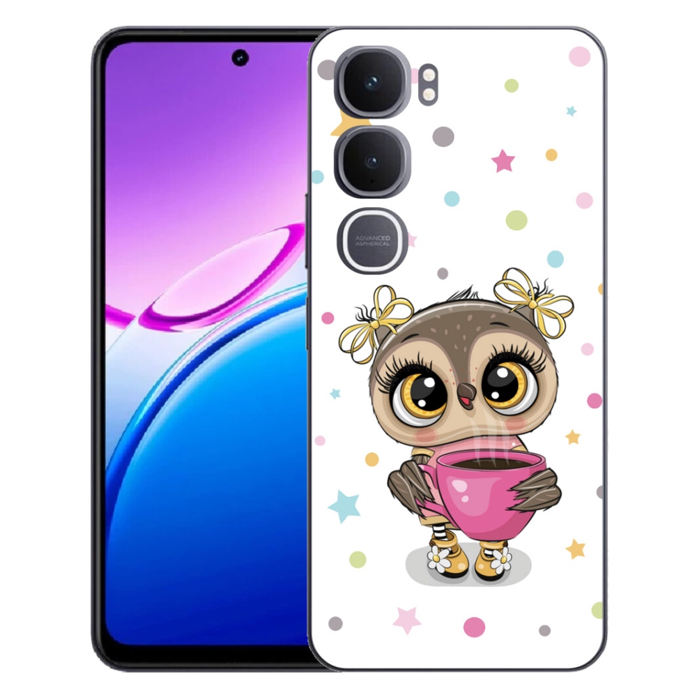 Gélový kryt mmCase na Vivo Y31 5G - kreslená sovička