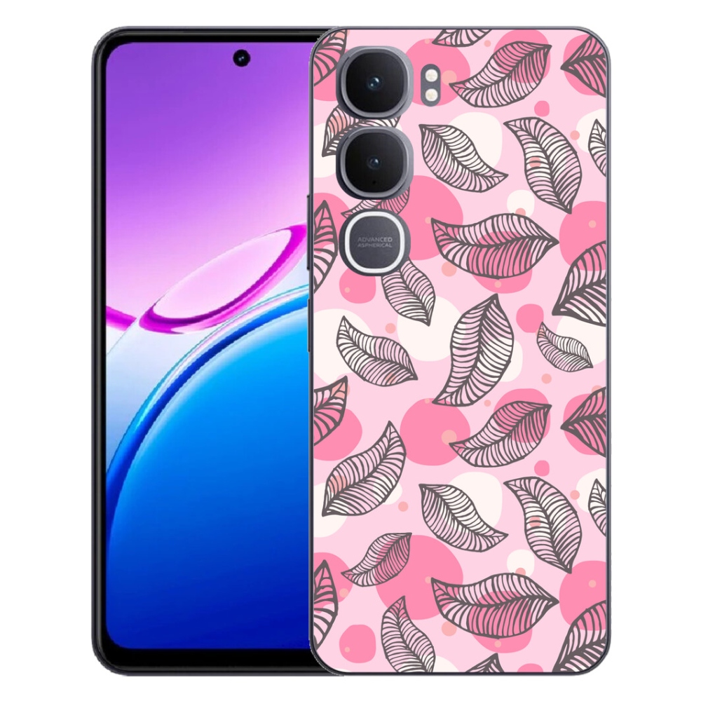 Gélový kryt mmCase na Vivo Y31 5G - kreslené padajúce listy