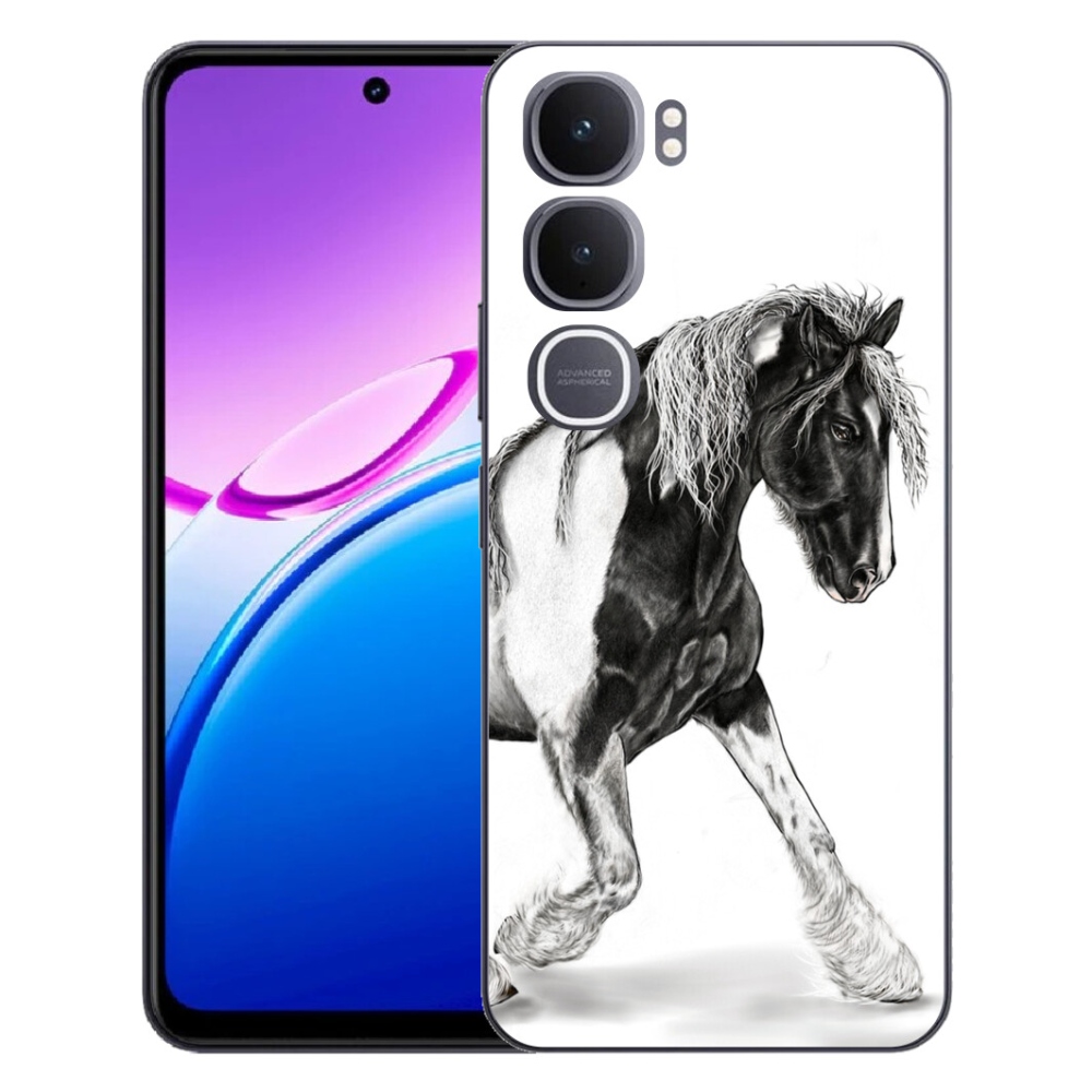 Gélový kryt mmCase na Vivo Y31 5G - kôň
