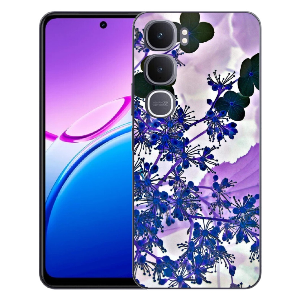 Gélový kryt mmCase na Vivo Y31 5G - kvet hortenzie