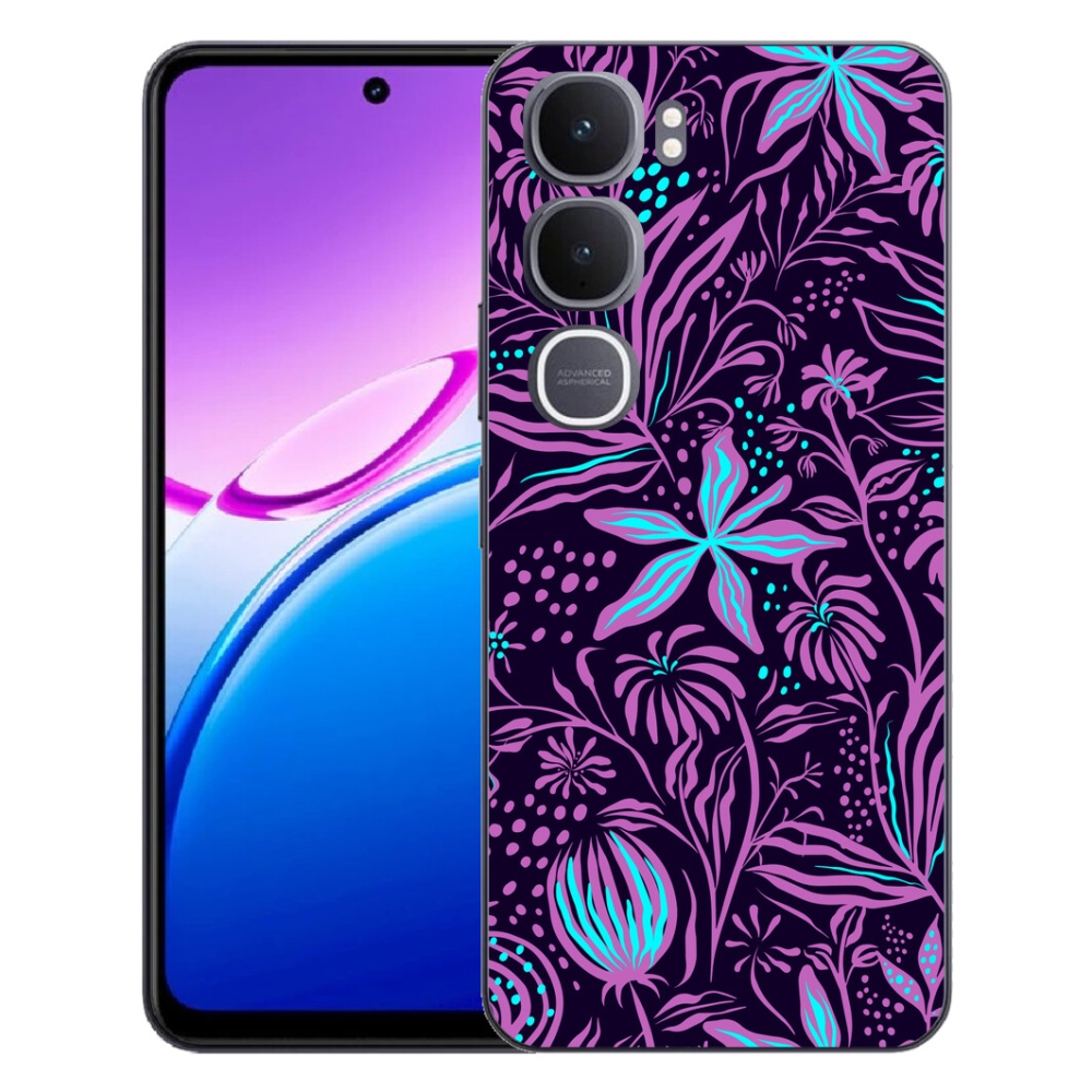 Gélový kryt mmCase na Vivo Y31 5G - kvety 2