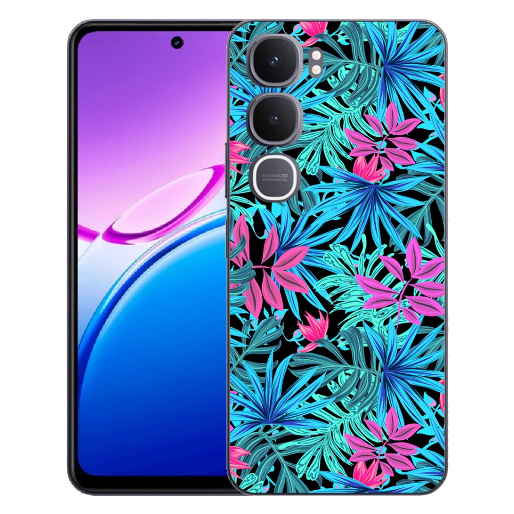 Gélový kryt mmCase na Vivo Y31 5G - kvety 3
