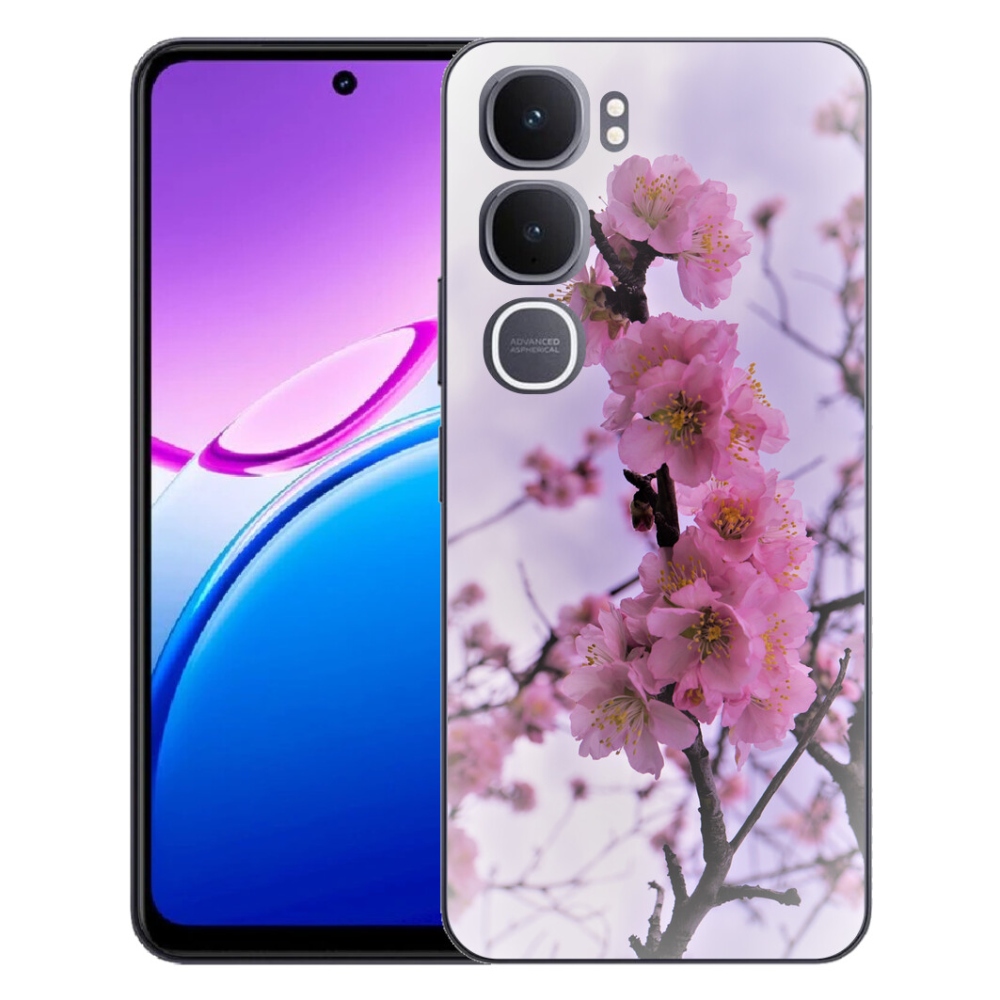 Gélový kryt mmCase na Vivo Y31 5G - kvety 7