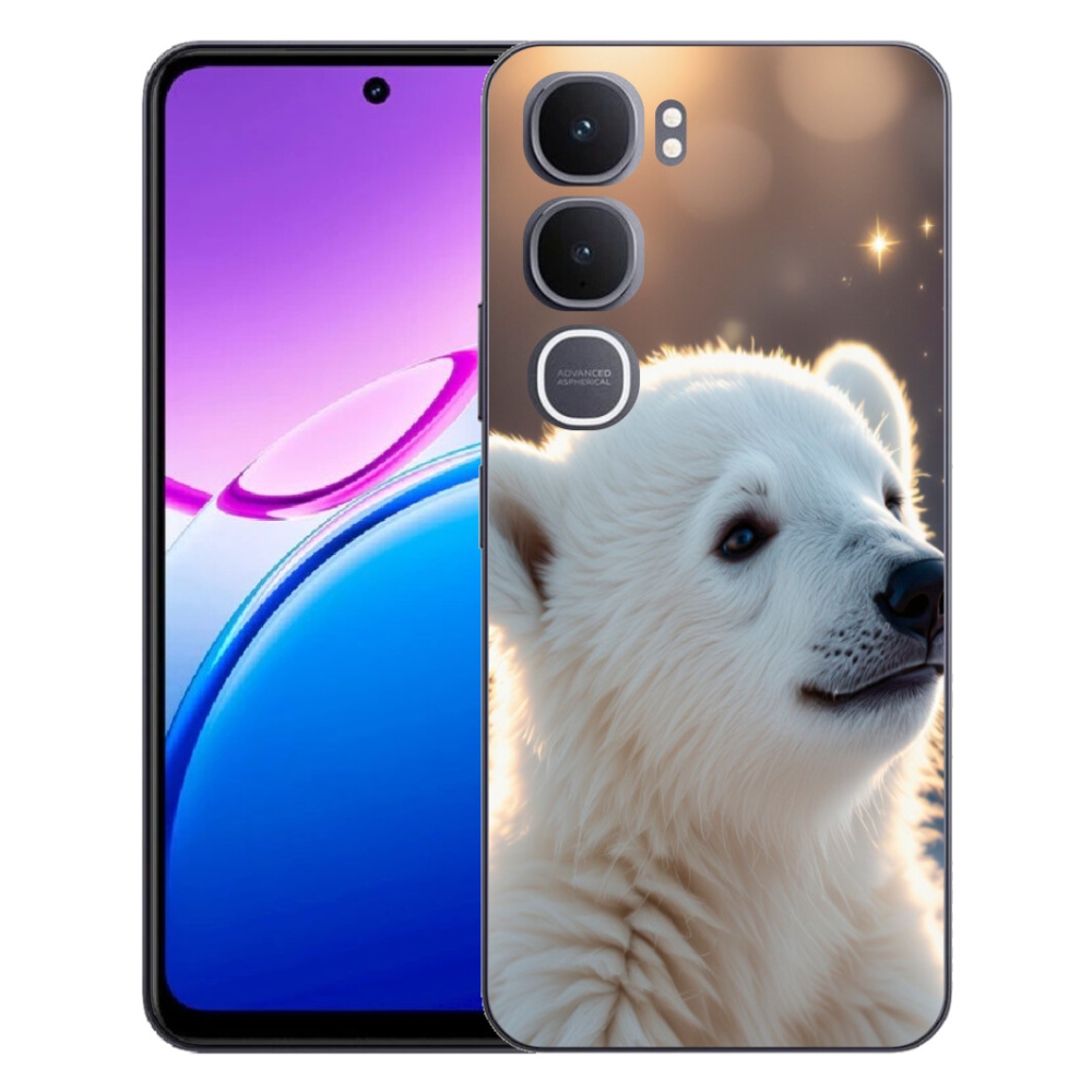 Gélový kryt mmCase na Vivo Y31 5G - ľadový medveď