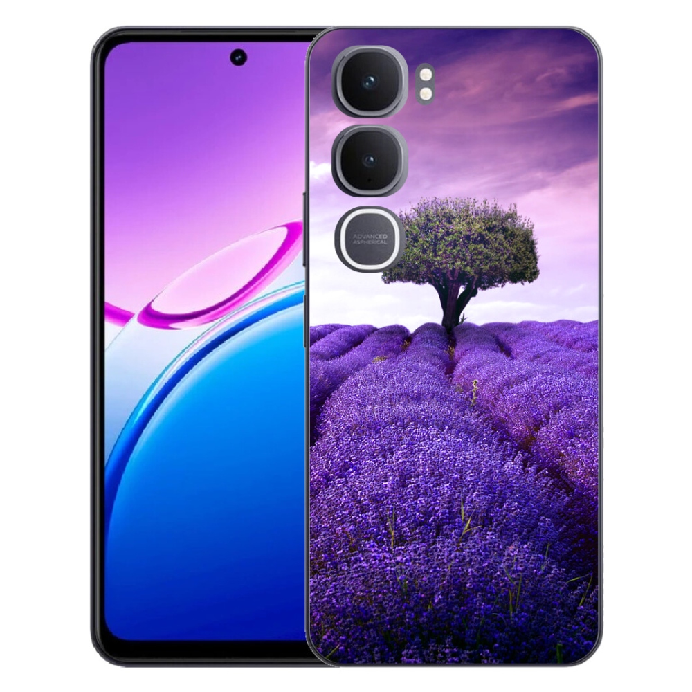 Gélový kryt mmCase na Vivo Y31 5G - levanduľová lúka