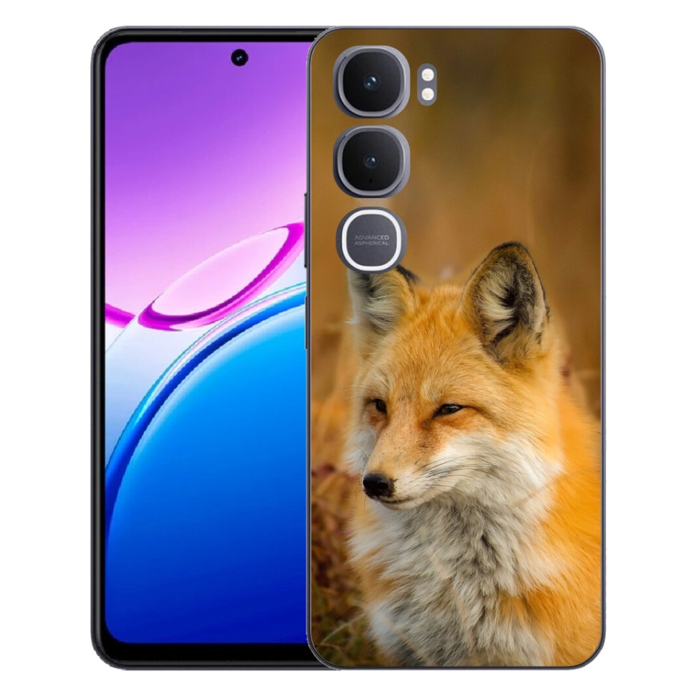 Gélový kryt mmCase na Vivo Y31 5G - líška