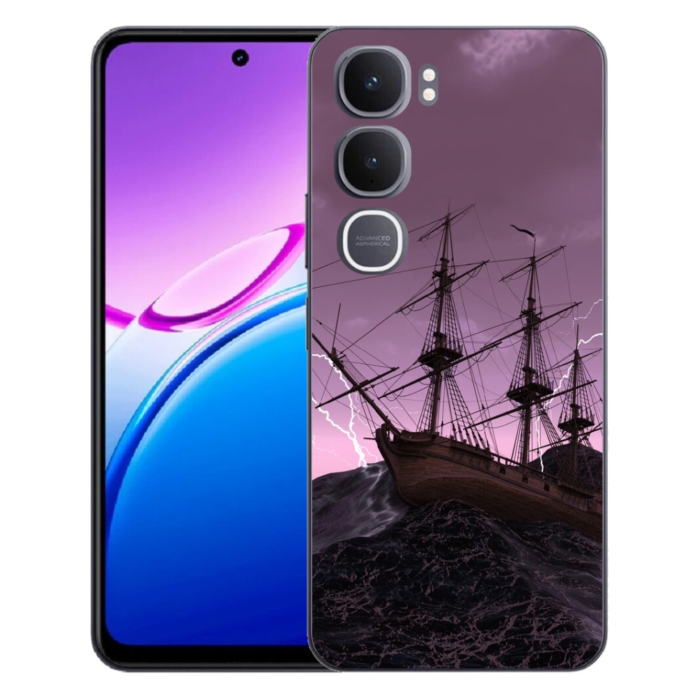 Gélový kryt mmCase na Vivo Y31 5G - loď v búrke