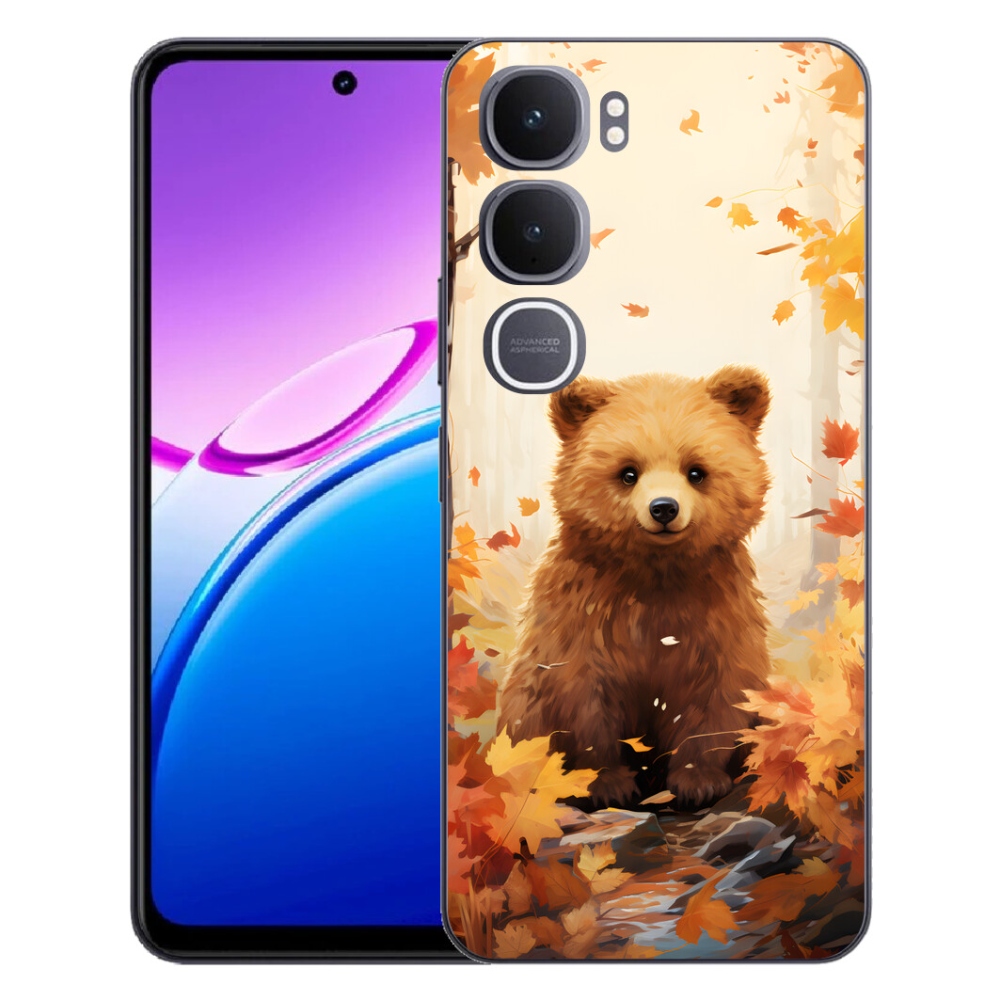 Gélový kryt mmCase na Vivo Y31 5G - medveď v lese