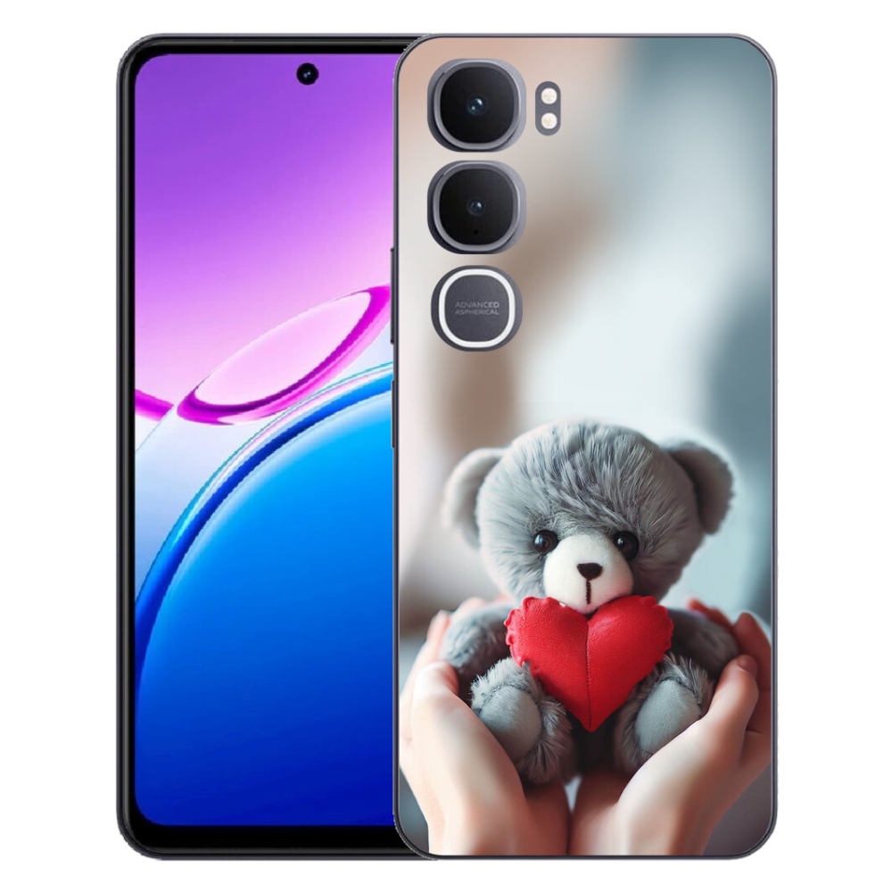 Gélový kryt mmCase na Vivo Y31 5G - medvedík pre zamilovaných