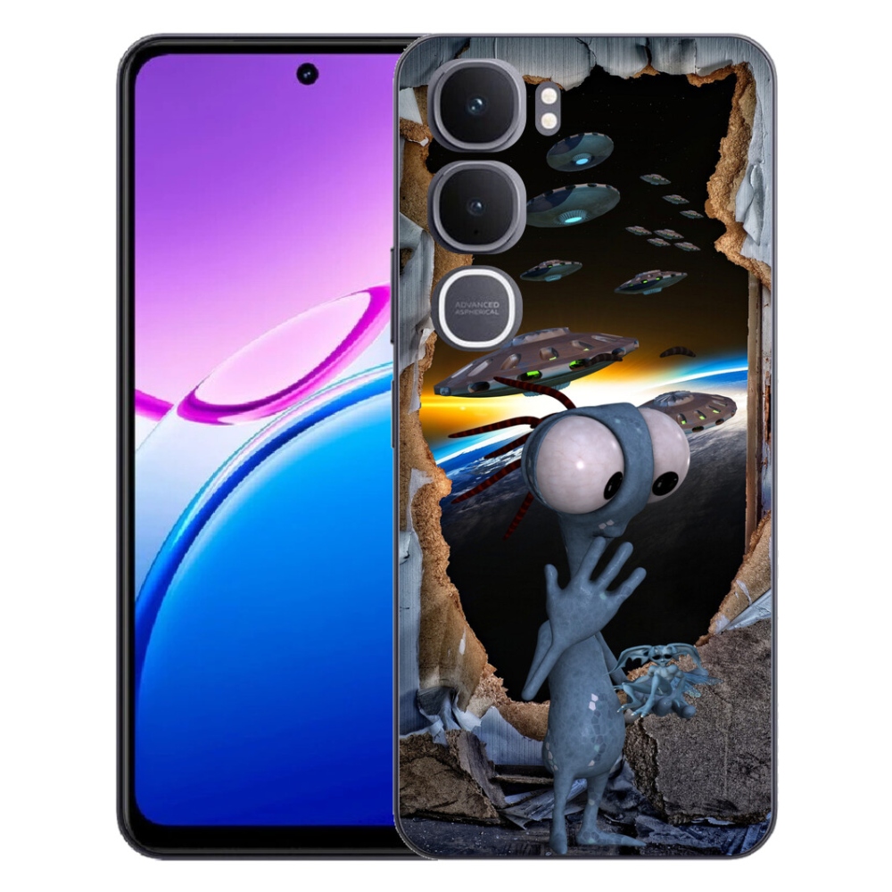 Gélový kryt mmCase na Vivo Y31 5G - mimozemšťan