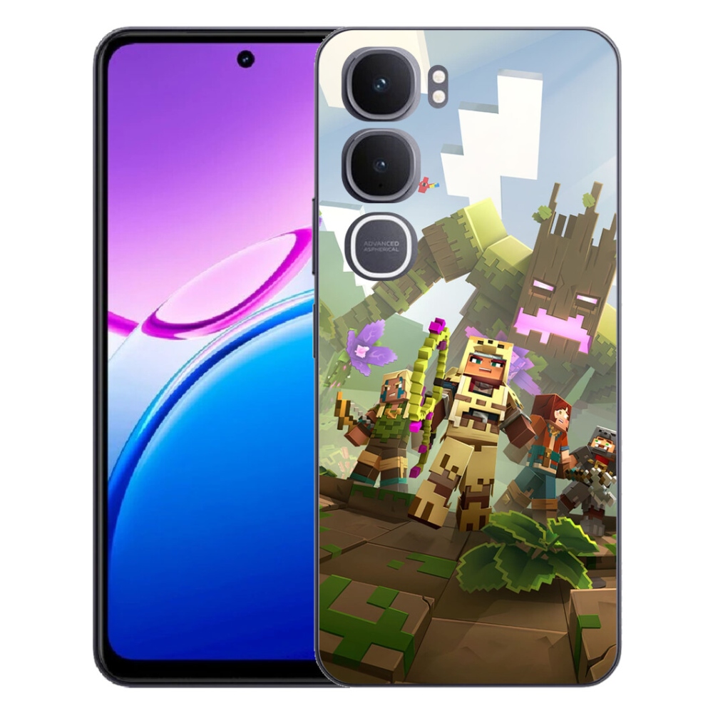 Gélový kryt mmCase na Vivo Y31 5G - minecraft 1