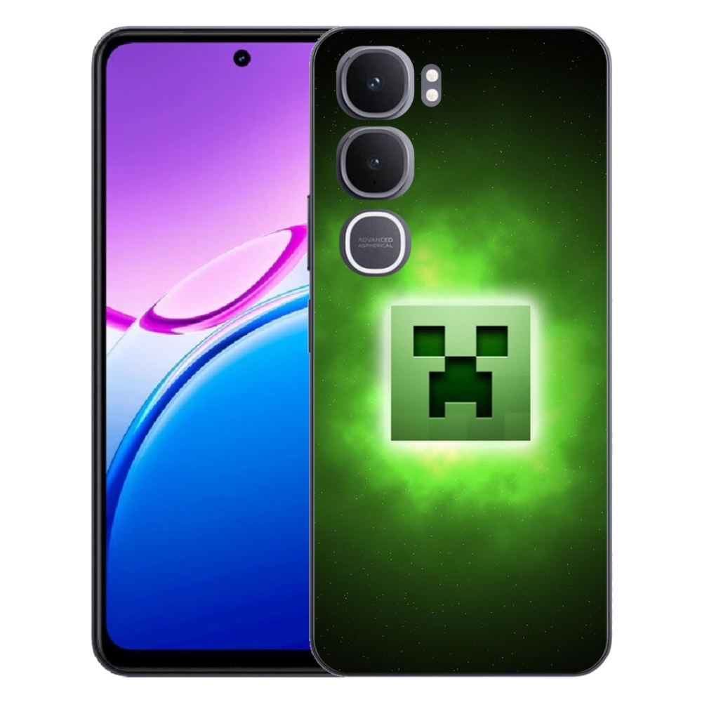 Gélový kryt mmCase na Vivo Y31 5G - minecraft