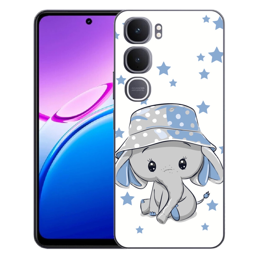 Gélový kryt mmCase na Vivo Y31 5G - modrý slon