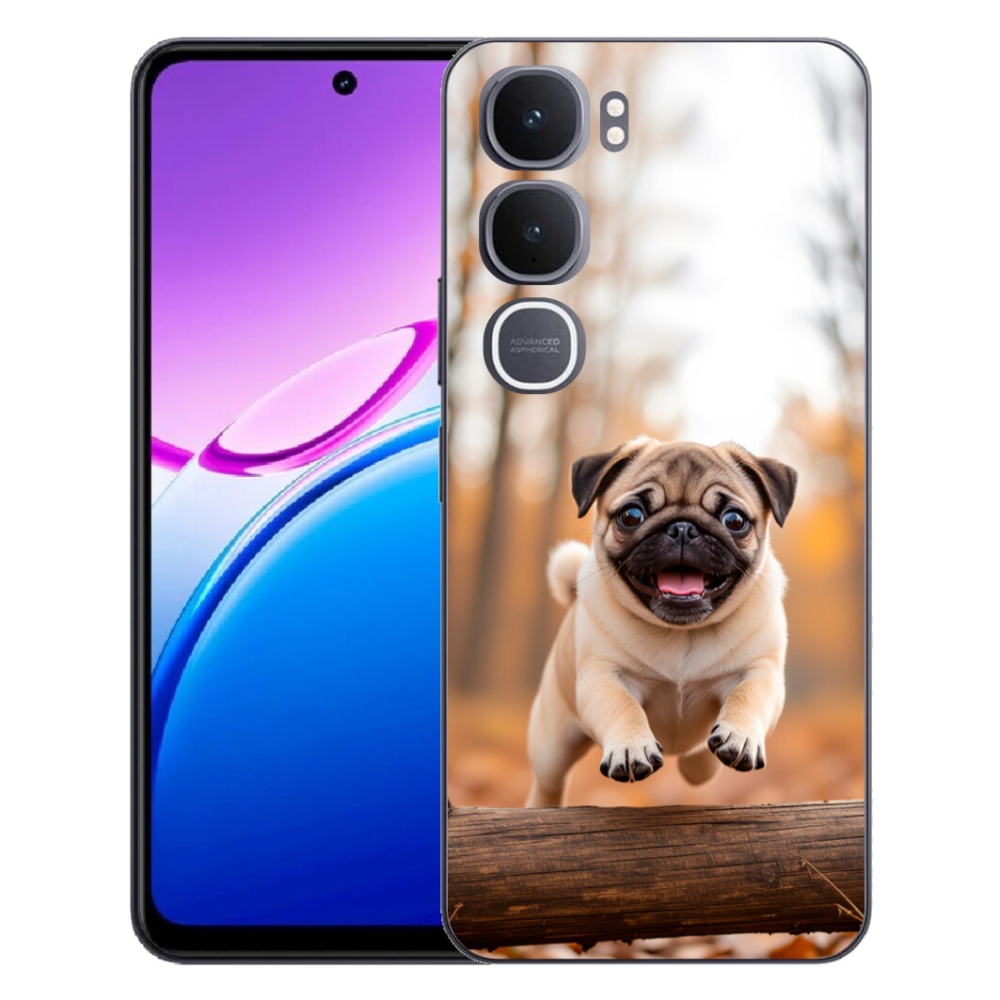 Gélový kryt mmCase na Vivo Y31 5G - mops 2