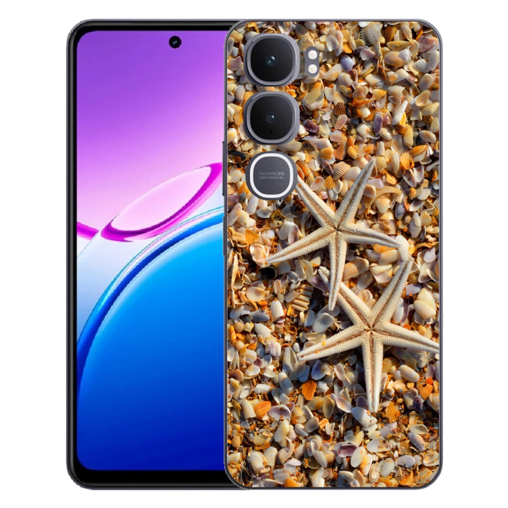 Gélový kryt mmCase na Vivo Y31 5G - morské hviezdice