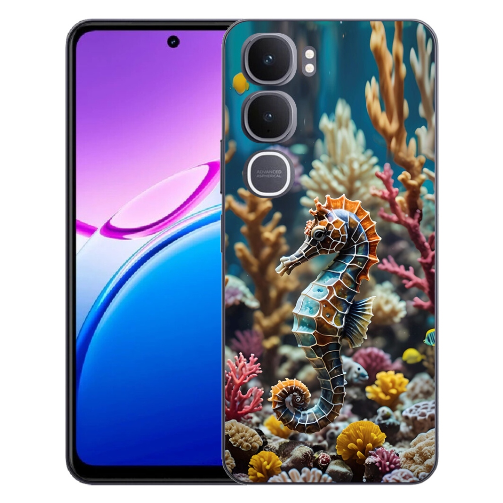 Gélový kryt mmCase na Vivo Y31 5G - morský koník 2