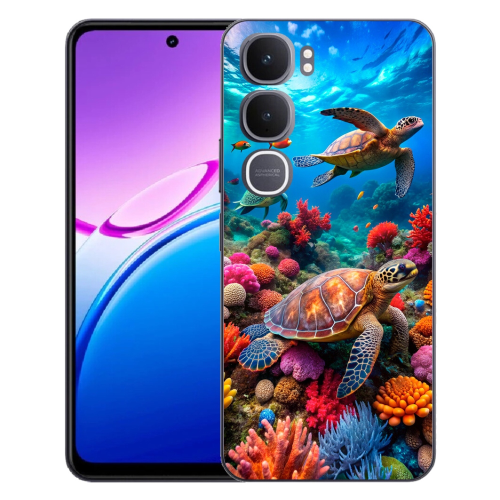 Gélový kryt mmCase na Vivo Y31 5G - morský svet 2