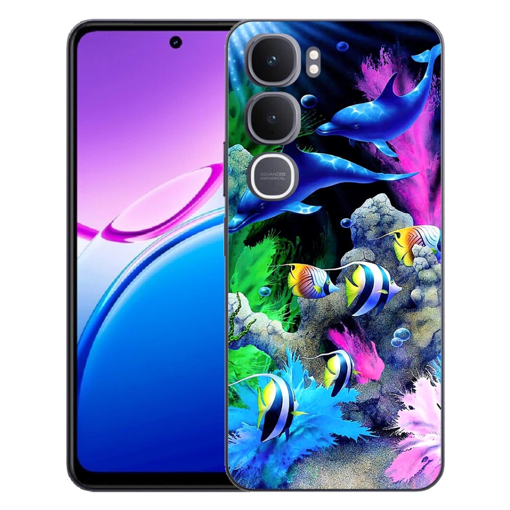 Gélový kryt mmCase na Vivo Y31 5G - morský svet