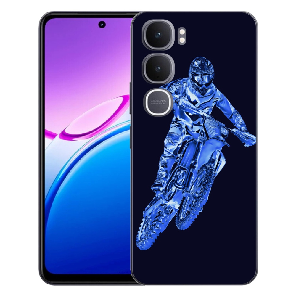 Gélový kryt mmCase na Vivo Y31 5G - motocross 1