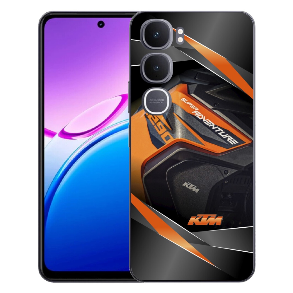 Gélový kryt mmCase na Vivo Y31 5G - motorka ktm