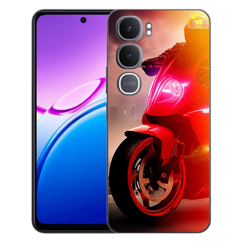 Gélový kryt mmCase na Vivo Y31 5G - motorka