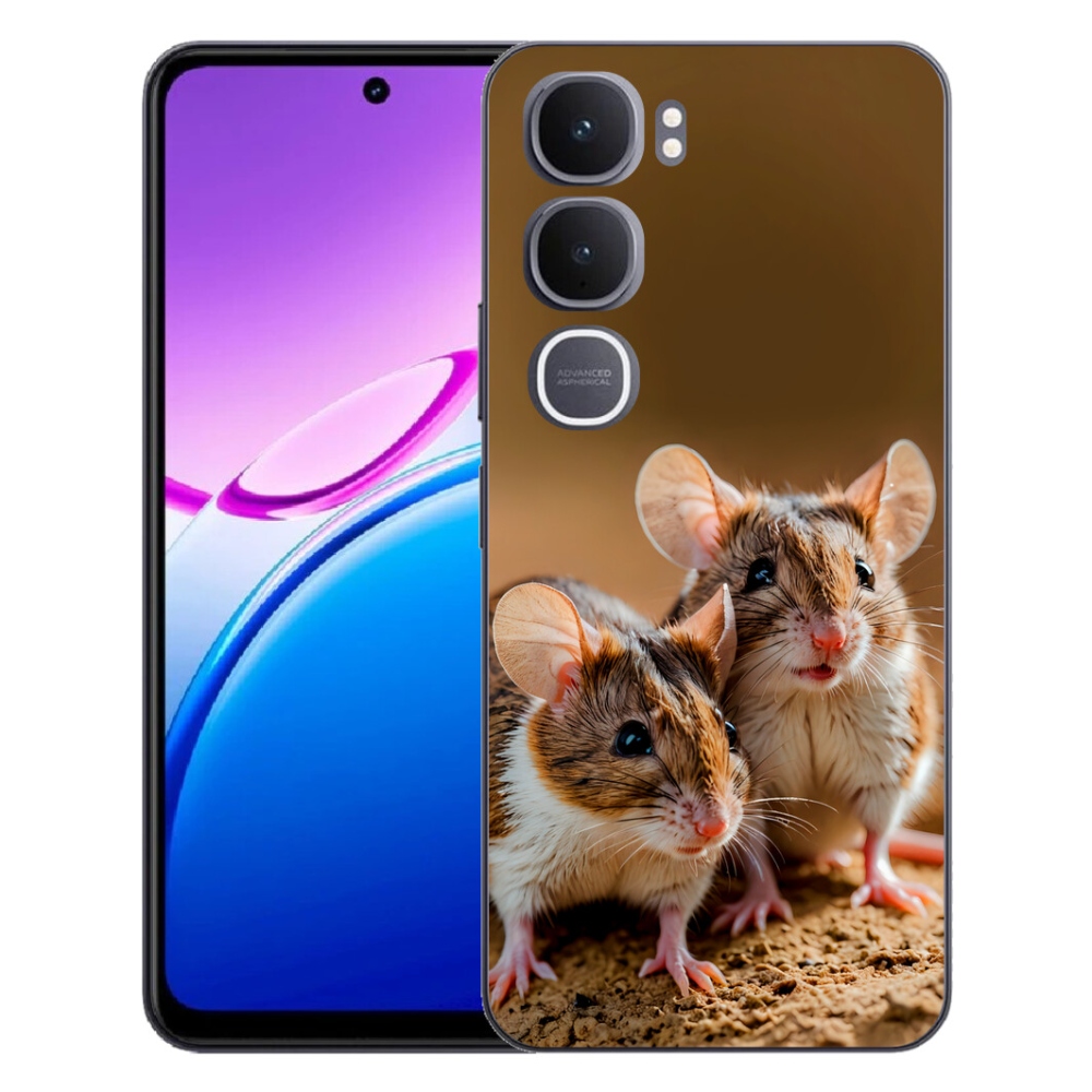Gélový kryt mmCase na Vivo Y31 5G - myší duo