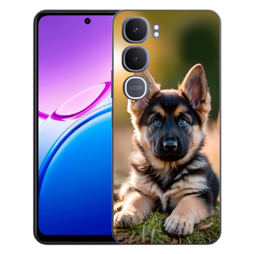 Gélový kryt mmCase na Vivo Y31 5G - nemecký ovčiak v prírode