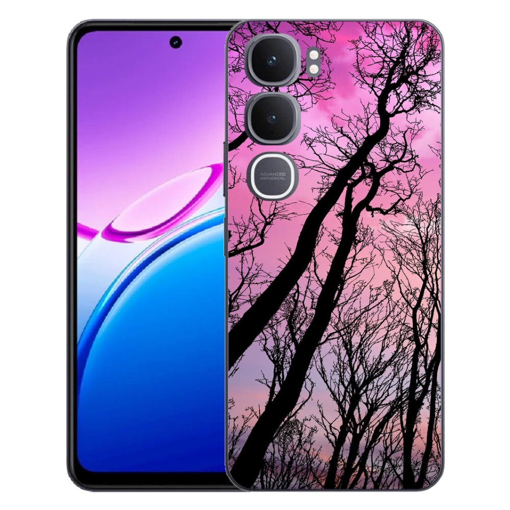 Gélový kryt mmCase na Vivo Y31 5G - opadané stromy