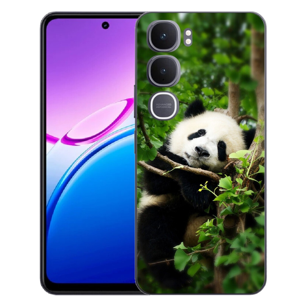 Gélový kryt mmCase na Vivo Y31 5G - panda