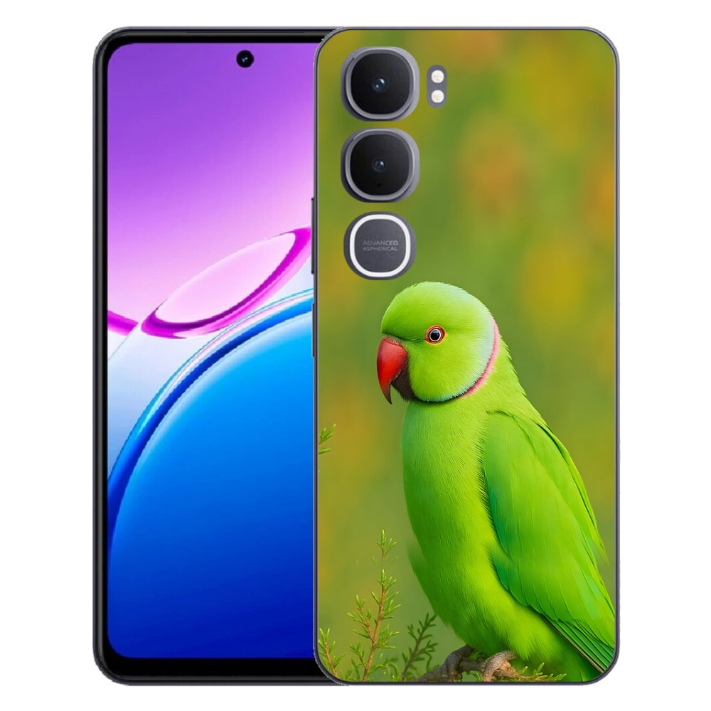 Gélový kryt mmCase na Vivo Y31 5G - papagáj Alexandr 2