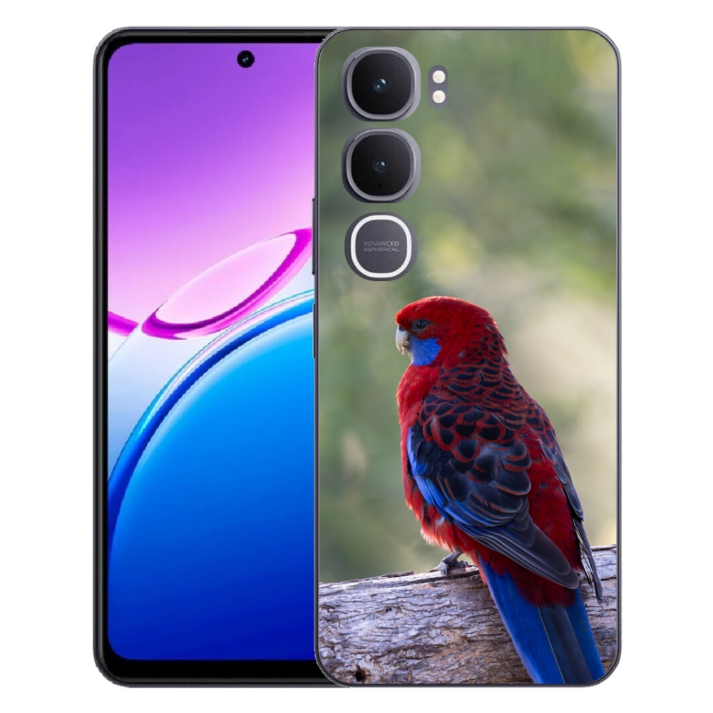 Gélový kryt mmCase na Vivo Y31 5G - papagáj rosela