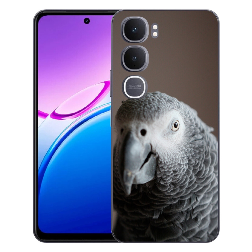 Gélový kryt mmCase na Vivo Y31 5G - papagáj žako 2