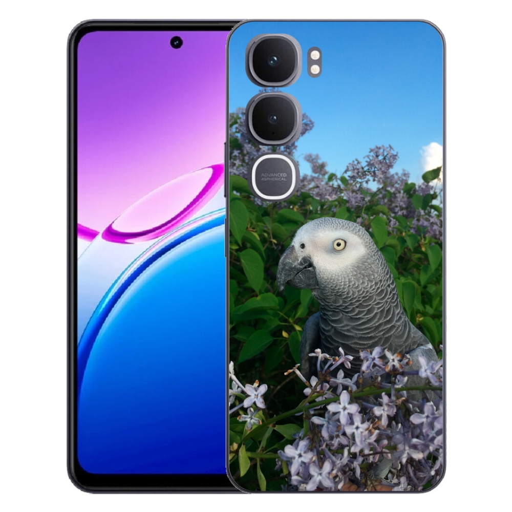 Gélový kryt mmCase na Vivo Y31 5G - papagáj žako