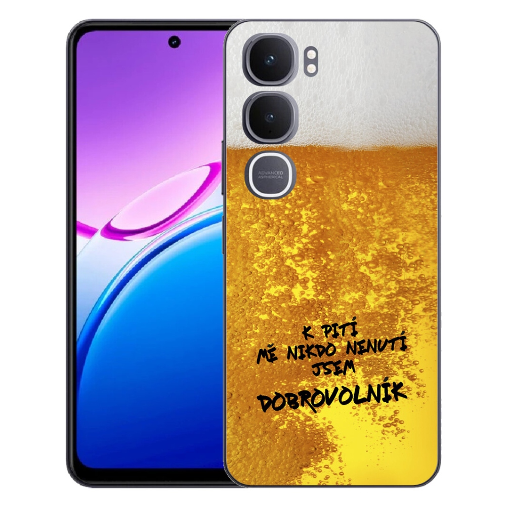 Gélový kryt mmCase na Vivo Y31 5G - pivný motív 4