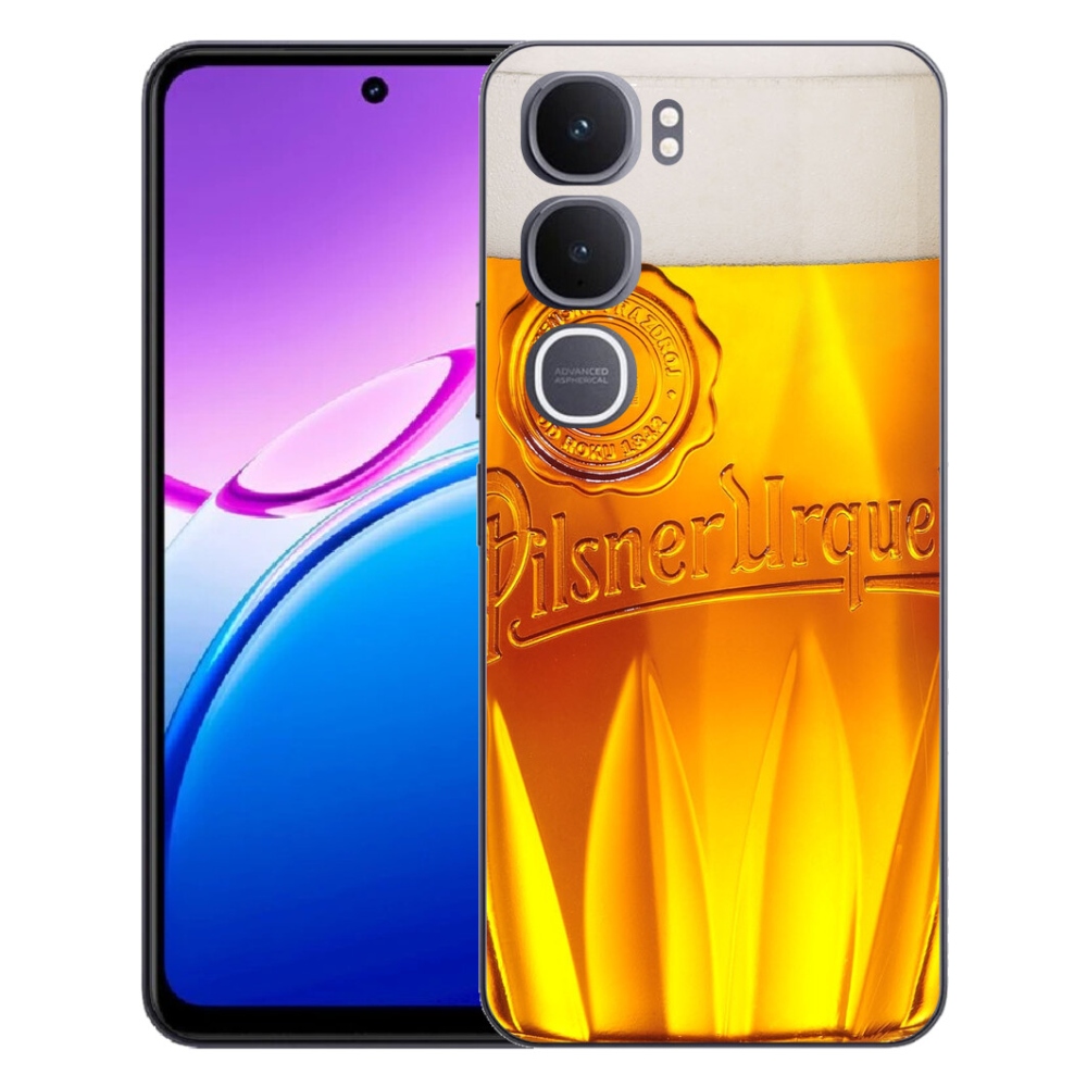 Gélový kryt mmCase na Vivo Y31 5G - pivo