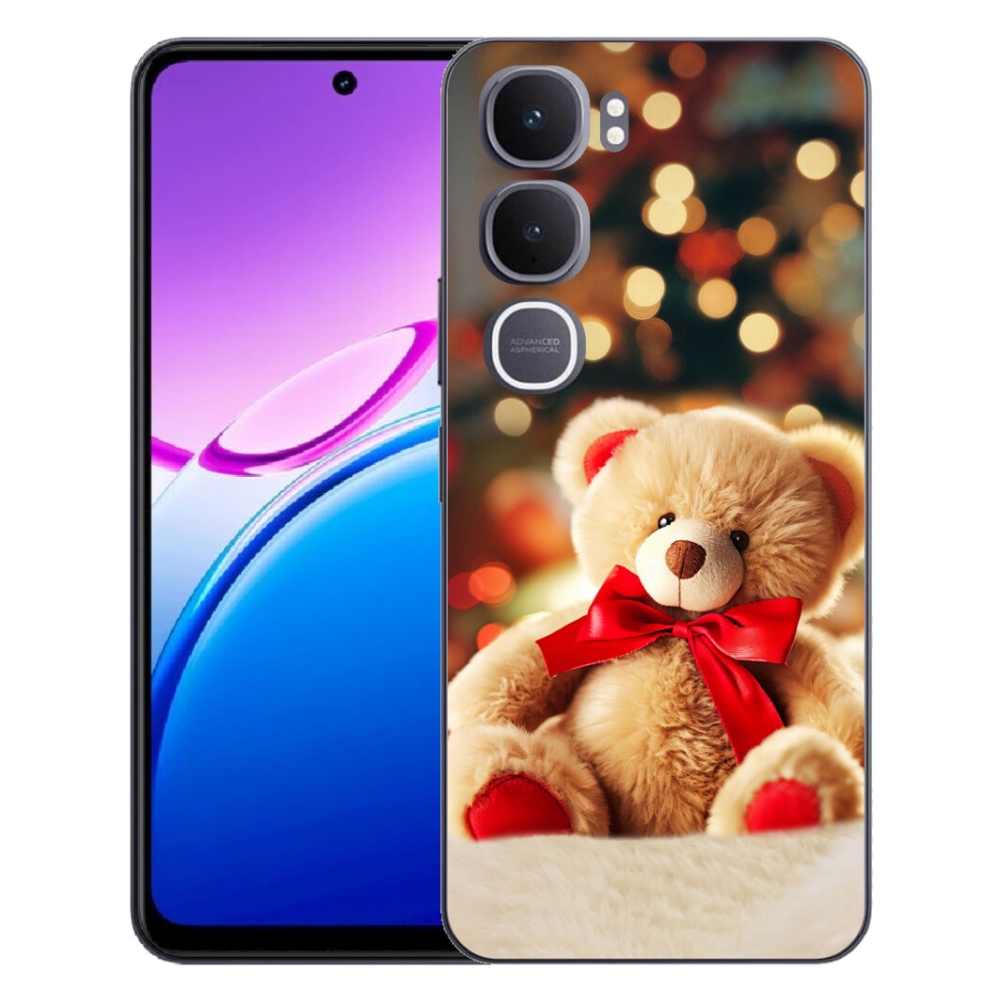 Gélový kryt mmCase na Vivo Y31 5G - plyšový medvedík