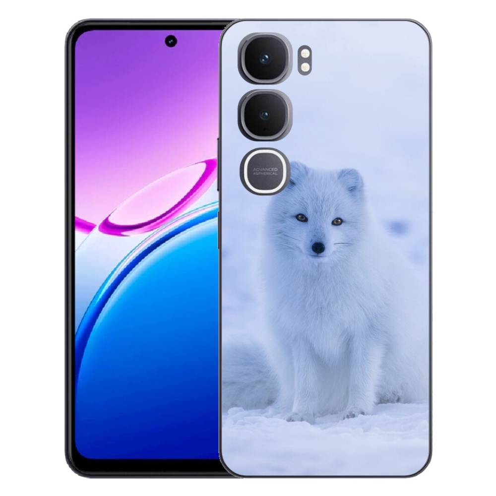 Gélový kryt mmCase na Vivo Y31 5G - polárna líška