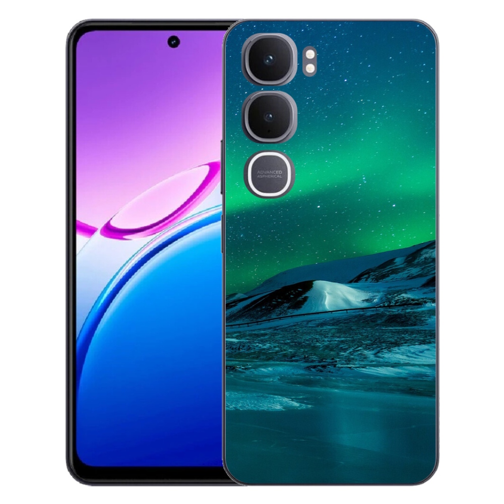 Gélový kryt mmCase na Vivo Y31 5G - polárna žiara