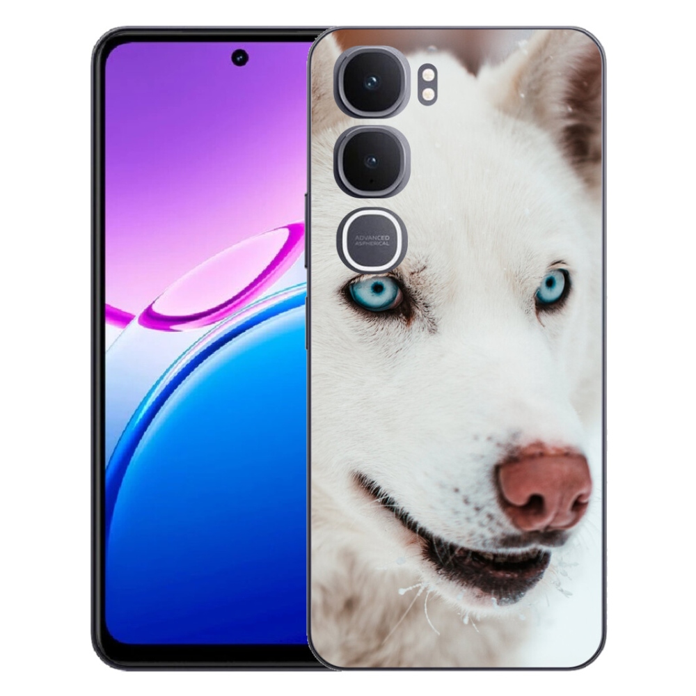 Gélový kryt mmCase na Vivo Y31 5G - psí pohľad