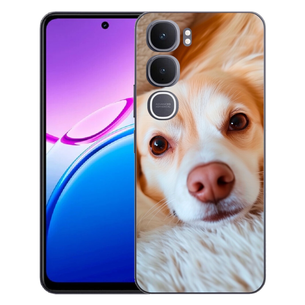 Gélový kryt mmCase na Vivo Y31 5G - Roztomilá čivava