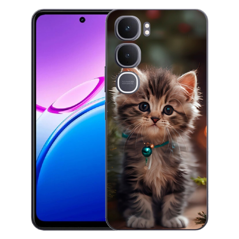 Gélový kryt mmCase na Vivo Y31 5G - roztomilé mačiatko 11