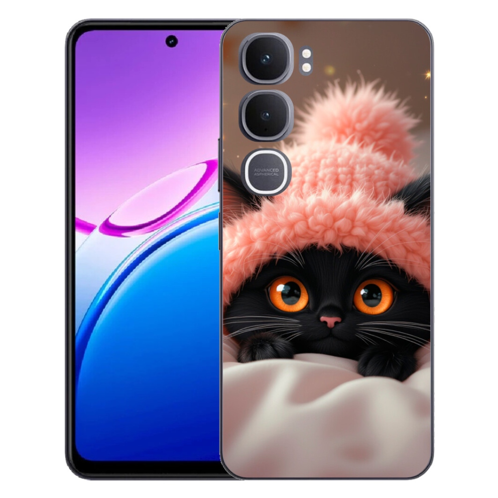 Gélový kryt mmCase na Vivo Y31 5G - roztomilé mačiatko 7